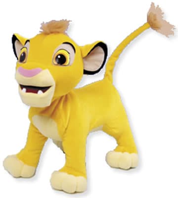 DISNEY LION KING - MY SINGIN' SIMBA Plush Figure