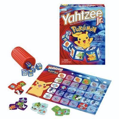 YAHTZEE JUNIOR Pokemon Edition Game