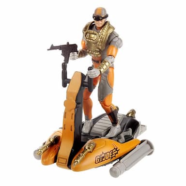 GI JOE vs. COBRA VALOR vs. VENOM - DEPTHCHARGE Figure with WAVE CRUSHER Vehicle