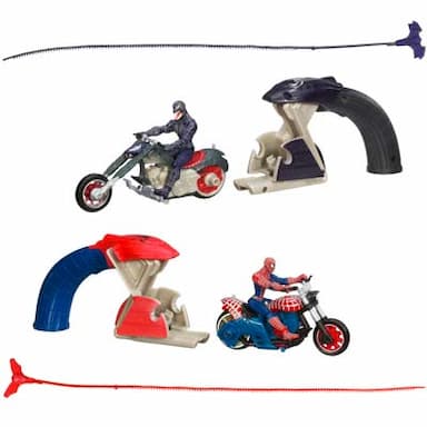 Spider-Man 3 Webworld Racers: Spider-Man's Super X Motorcycle vs. Venom's Vengeance Chopper