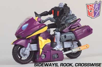 SIDEWAYS with ROOK and CROSSWISE MINI-CON figures