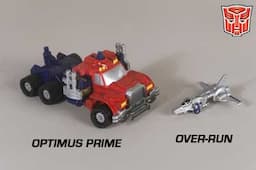 OPTIMUS PRIME WITH OVER-RUN MINI-CON figure