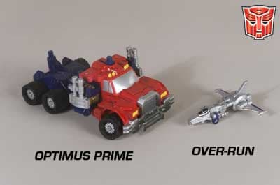 OPTIMUS PRIME WITH OVER-RUN MINI-CON figure