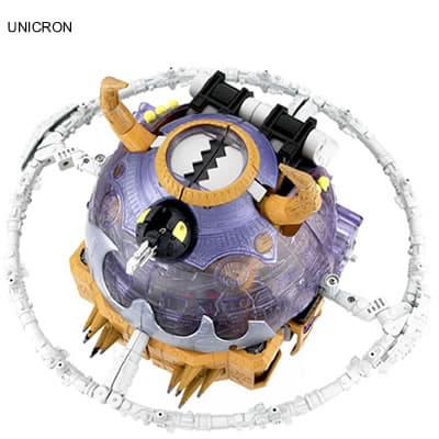 TRANSFORMERS UNICRON with DEAD-END MINI CON Figure