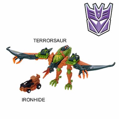 TERRORSAUR with IRONHIDE MINI-CON Figure