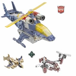 TRANSFORMERS UNIVERSE: AUTOBOT WHIRL With GUNBARREL & MAKESHIFT Figures