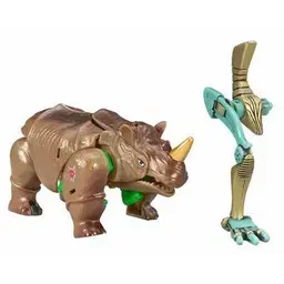 TRANSFORMERS BEAST WARS 10th Anniversary: RHINOX Figure with Bonus DVD