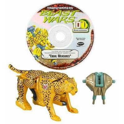 TRANSFORMERS BEAST WARS 10th Anniversary: CHEETOR Figure with Bonus DVD