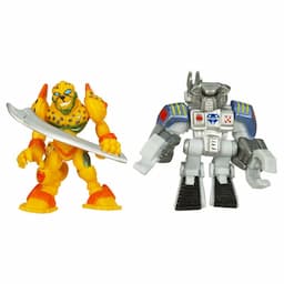 TRANSFORMERS UNIVERSE ROBOT HEROES - BEAST MACHINES Series: CHEETOR and TANKOR