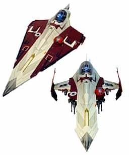 OBI-WAN KENOBI'S JEDI STARFIGHTER - 2 Attack Modes