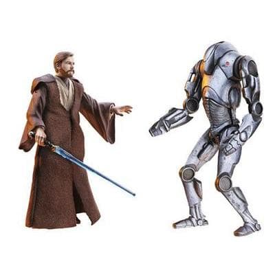 Star Wars Revenge of the Sith Obi-Wan Kenobi with Super Battle Droid