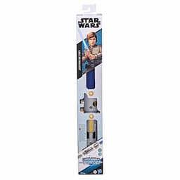 Star Wars Lightsaber Forge Luke Skywalker Electronic Extendable Blue Lightsaber Customizable Roleplay Toy