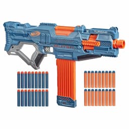 Nerf Elite 2.0 Turbine CS-18 Motorized Blaster, 36 Nerf Darts, 18-Dart Clip, Built-In Customizing Capabilities