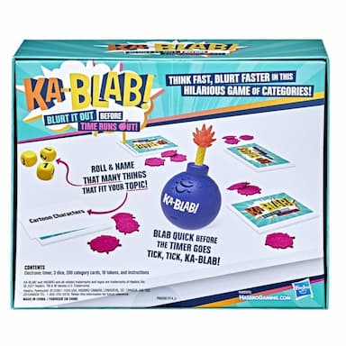 Ka-Blab! Game for Families, Teens, and Kids Ages 10 and Up, Family-Friendly Party Game for 2-6 Players