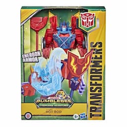 Transformers Bumblebee Cyberverse Adventures Dinobots Unite Ultimate Autobot Hot Rod Action Figure, Age 6 and Up, 9-inch