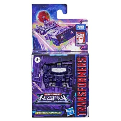 Transformers Toys Generations Legacy Core Shockwave Action Figure - 8 and Up, 3.5-inch