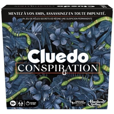 Clue Conspiracy Board Game, Secret Role Games for 4-10 Players, Mystery Games, Ages 14+