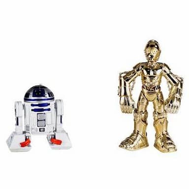 Star Wars Jedi Force R2-D2 AND C-3P0 Figures