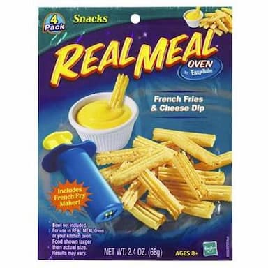 EASY-BAKE REAL MEAL Oven Snack Pack: French Fries & Cheese Dip
