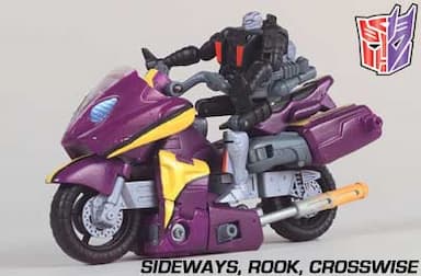 SIDEWAYS with ROOK and CROSSWISE MINI-CON figures