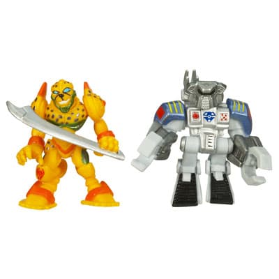 TRANSFORMERS UNIVERSE ROBOT HEROES - BEAST MACHINES Series: CHEETOR and TANKOR