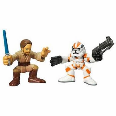 Star Wars Galactic Heroes: Obi-Wan Kenobi & Clone Trooper Figures
