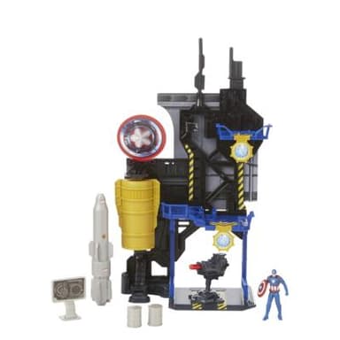 Avengers 2,5 Inch Action Spielsets - Captain America Bunker