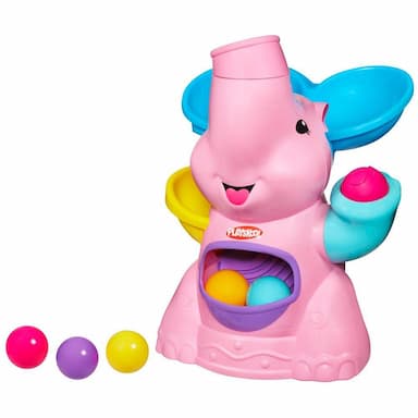 PLAYSKOOL POPPIN' PARK Pink Elephant Busy Ball Popper