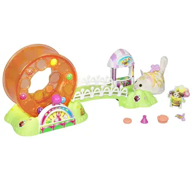 FURREAL FRIENDS FURRY FRENZIES Whirl Around Playground featuring RASCAL RALLY