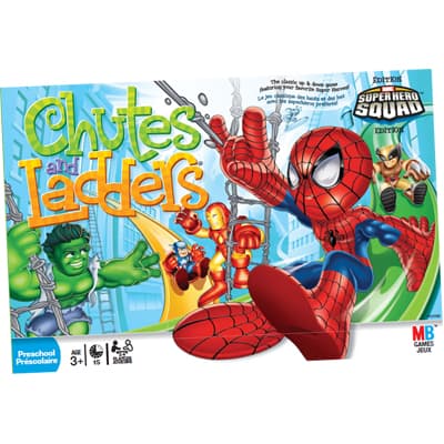 CHUTES AND LADDERS SUPER HERO SQUAD Edition