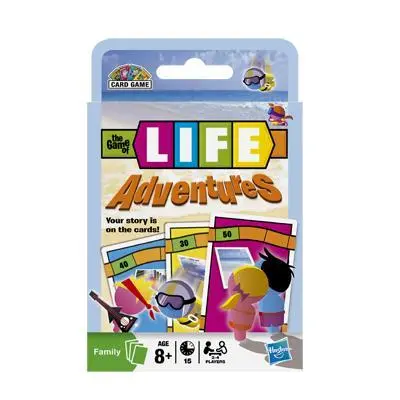 THE GAME OF LIFE ADVENTURES CARD GAME