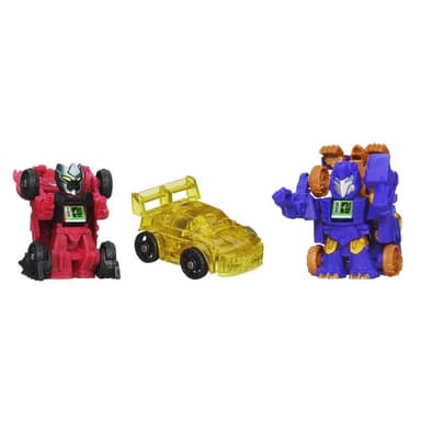 Transformers Bot Shots 3-Pack with Twinstrike, Skystalker and Bumblebee Vehicles