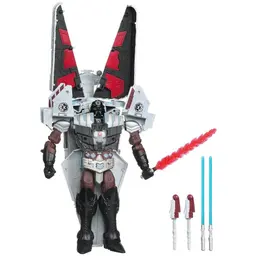 STAR WARS TRANSFORMERS DARTH VADER to STAR DESTROYER