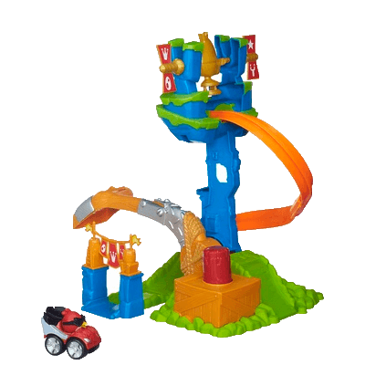 Playskool Heroes Angry Birds Go! Red Bird Slingshot Slamway