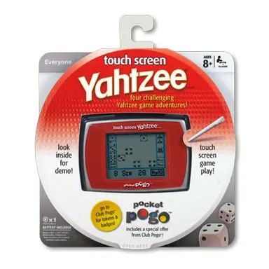 YAHTZEE Pocket Pogo Touch Screen Game