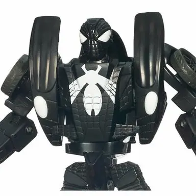 Marvel Universe TRANSFORMERS CROSSOVERS Black Costume Spider-Man