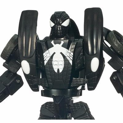 Marvel Universe TRANSFORMERS CROSSOVERS Black Costume Spider-Man