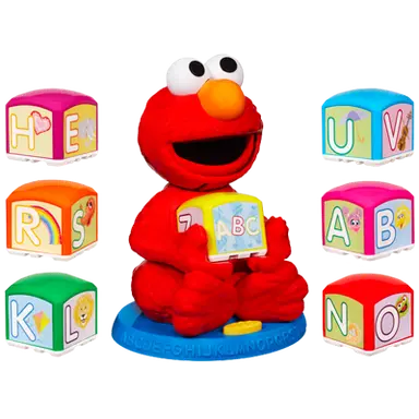 PLAYSKOOL SESAME STREET Elmo's Find & Learn Alphabet Blocks