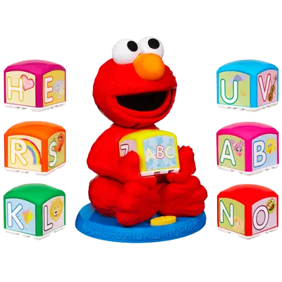 PLAYSKOOL SESAME STREET Elmo's Find & Learn Alphabet Blocks