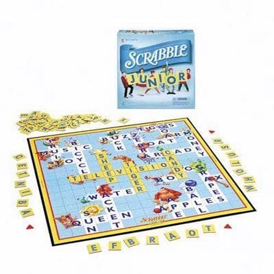 SCRABBLE Brand Crossword Game for JUNIORS EDITION