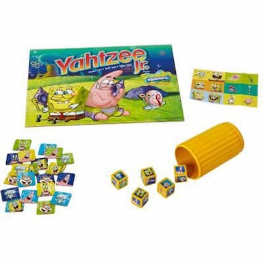 YAHTZEE Jr. SpongeBob SquarePants Edition Card Game