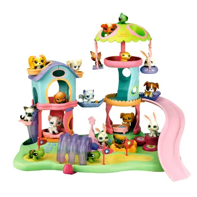 LITTLEST PET SHOP WHIRL AROUND PLAYGROUND Playset