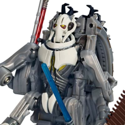 Star Wars TRANSFORMERS: General Grievous Wheel Bike Figure