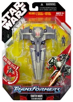 Star Wars TRANSFORMERS: Darth Maul/Sith Infiltrator Figure