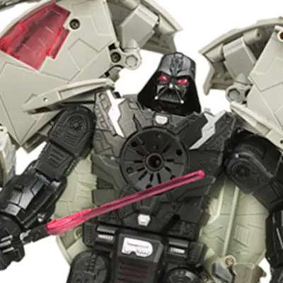 Star Wars TRANSFORMERS CROSSOVERS Darth Vader Death Star