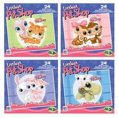 LITTLEST PET SHOP 4 Pack 24-Piece Puzzle Assortment