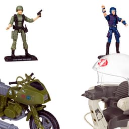 G.I. JOE RAM CYCLE vs. COBRA FLIGHT POD