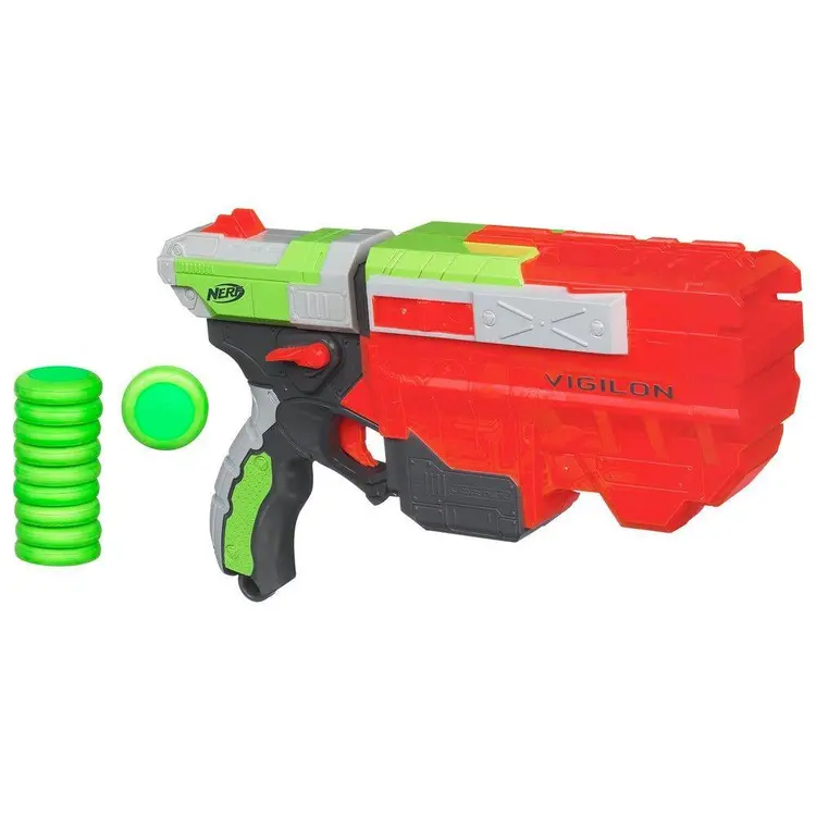 NERF VORTEX VIGILON Blaster (Double Your Discs)