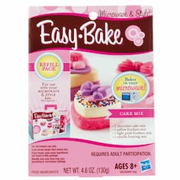 EASY-BAKE MICROWAVE AND STYLE Cake Mix Refill Pack