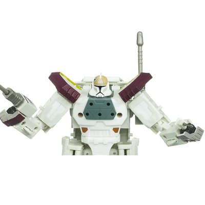 Star Wars TRANSFORMERS CROSSOVERS Clone Gunner to Republic Fighter Tank